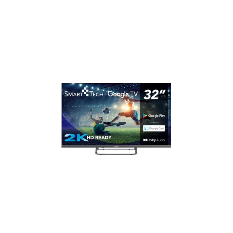 Tv televisor smart tech 32 pulgadas google tv 2k dolbi audio google tv