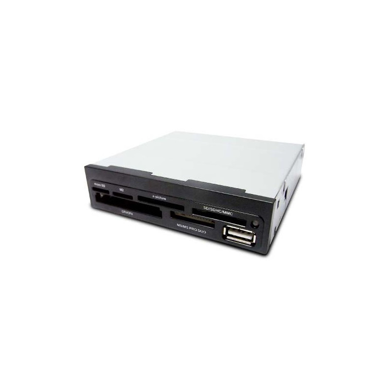 Lector tarjetas memoria y usb coolbox cr400 3.5 interno