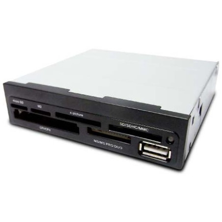 Lector tarjetas memoria y usb coolbox cr400 3.5 interno