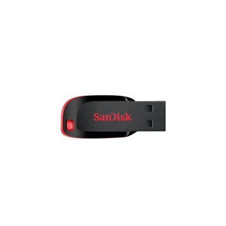 Memoria usb 2.0 sandisk 32gb cruzer blade rojo