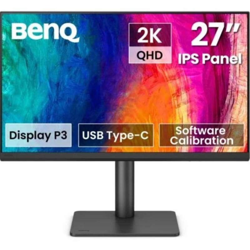 Monitor led 27 pulgadas benq pd2706qn ips - qhd - dp - hdmi - usb tipo c - 100hz - 5ms - vesa 100x100