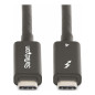 Cable usb tipo c startech 2m - macho - macho - negro