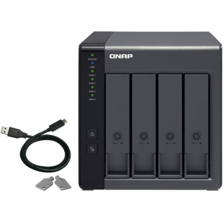 Caja de expansion de raid qnap tr - 004 usb 3.2 gen 1 4 bahias