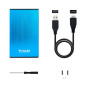 Tooq TQE-2527BL Caja HDD 2.5 USB 3.1 Gen1/USB 3.0