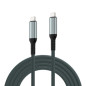 EWENT Cable USB 4 Gen 3 tipoC macho a macho 1m