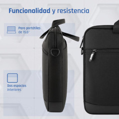 iggual Maletín portátil 15.6 Everyday Use negro