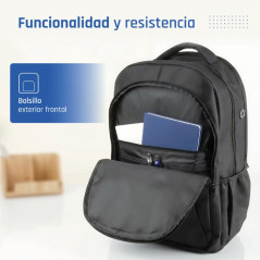 iggual Mochila portátil 15.6-17 Office Pro Elite