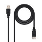 Nanocable Cable USB 2.0, tipo A/M-A/H, Negro, 3m Nanocable Cable USB 2.0, tipo A/M-A/H, Negro, 3m