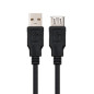 Nanocable Cable USB 2.0, tipo A/M-A/H, Negro, 3m Nanocable Cable USB 2.0, tipo A/M-A/H, Negro, 3m