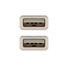 Nanocable Cable USB 2.0, Tipo A/M-A/M, 2.0 m
