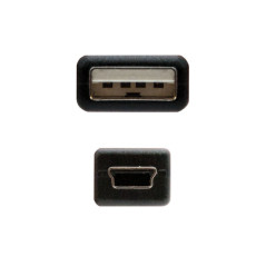 Nanocable Cable USB 2.0 Tipo A/M-Mini USB 5PIN/M1M