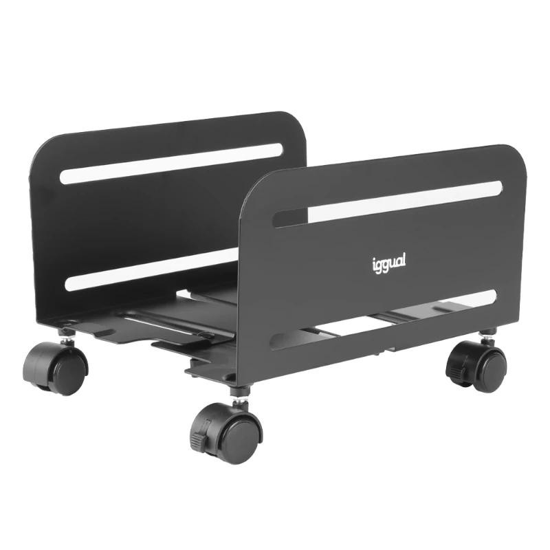 iggual Soporte CPU metálico con ruedas SOP2 iggual Soporte CPU metálico con ruedas SOP2