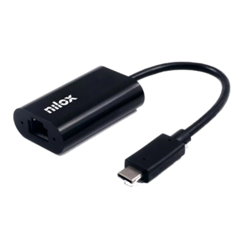 Nilox Adaptador usb-c a rj45 Gigabit Nilox Adaptador usb-c a rj45 Gigabit