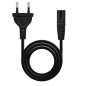 Nanocable Cable Alim. Forma 8 CEE7/16/M-C7/H, 2M Nanocable Cable Alim. Forma 8 CEE7/16/M-C7/H, 2M