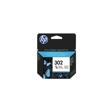 Cartucho tinta hp f6u65ae tricolor 302 officejet 3830