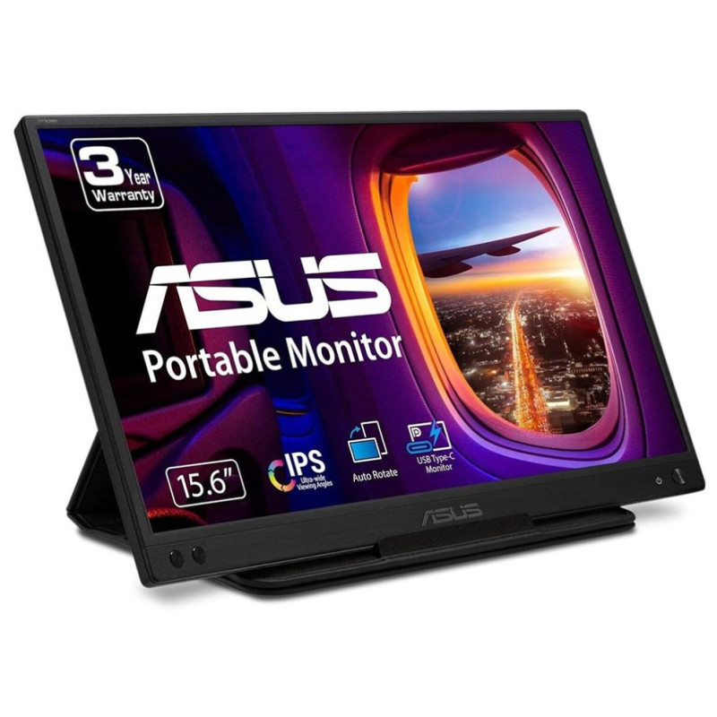 ASUS ZenScreen MB166C pantalla para PC 39,6 cm (15.6) 1920 x 1080 Pixeles Full HD LED Negro