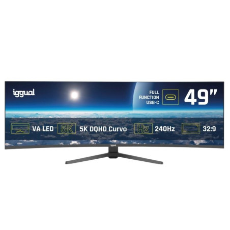 iggual Monitor 49 5K DQHD 1ms 240Hz MM AA Curvo