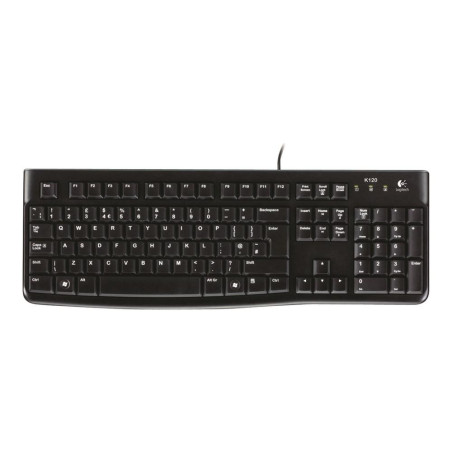 Teclado logitech k120 usb negro oem