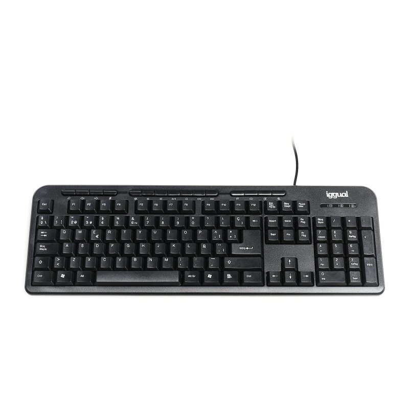 iggual Teclado multimedia CK-BASIC-120T negro iggual Teclado multimedia CK-BASIC-120T negro