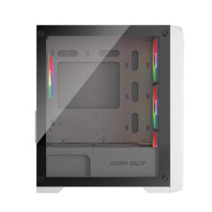 Keep Out Caja M-Atx XC-220W 4FANS Usb3.0 White