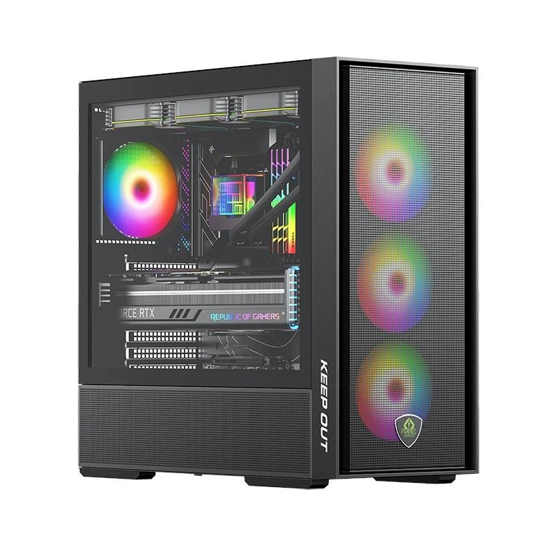 Keep Out Caja M-Atx KO XC-805 MESH ARGB USB3 Black
