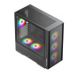 Keep Out Caja M-Atx KO XC-805 MESH ARGB USB3 Black