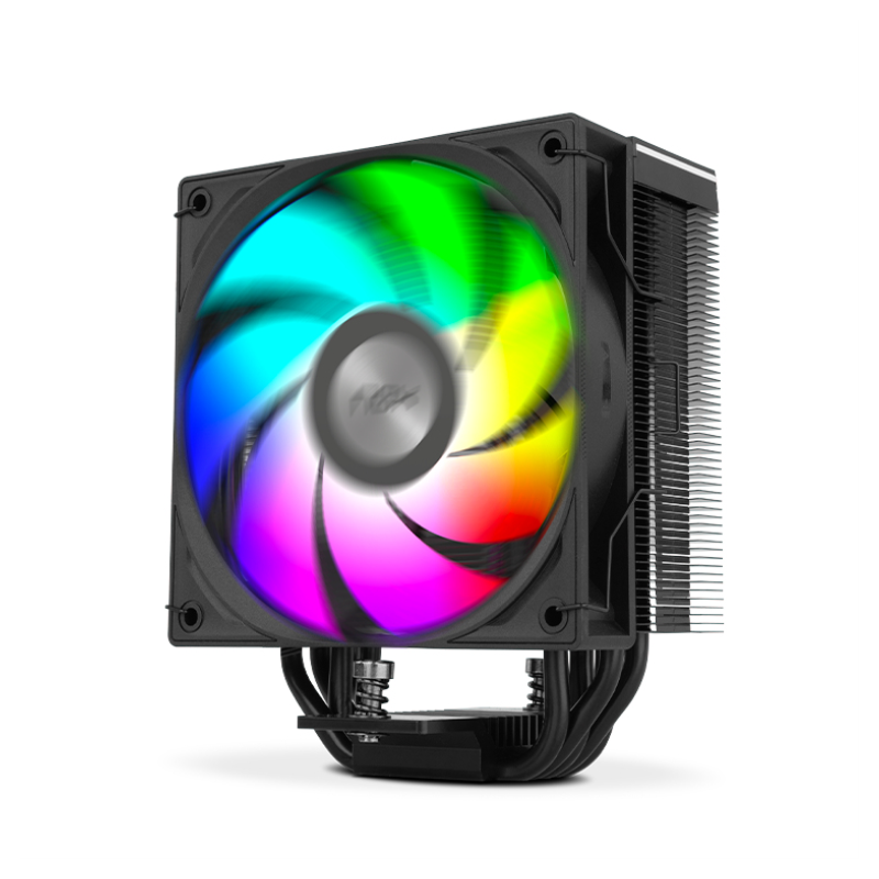 NOX Hummer H-500 Procesador Refrigerador de aire 12 cm Negro