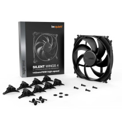be quiet! Ventilador Silent Wings 4 140mm Negro