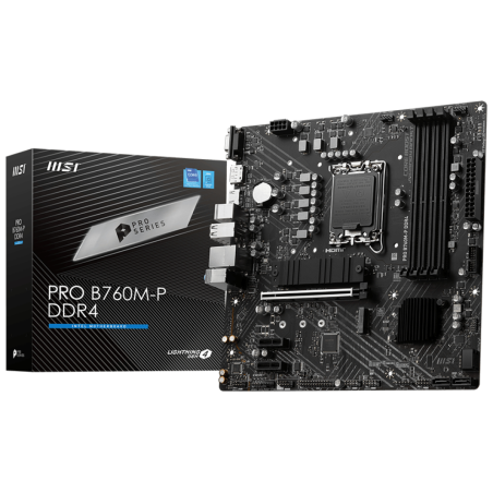 MSI PRO B760M-P DDR4 placa base Intel B760 LGA 1700 micro ATX
