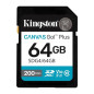 Kingston Canvas Go! Plus 4 SD 64GB class 10 U3 V30 Kingston Canvas Go! Plus 4 SD 64GB class 10 U3 V30