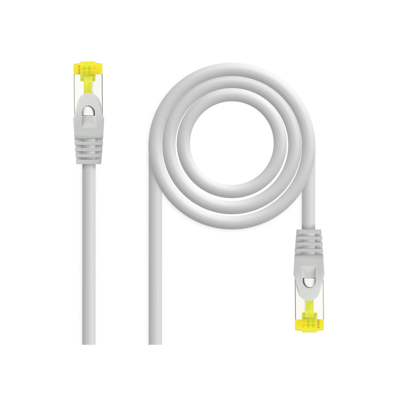 CABLE DE RED LATIGUILLO RJ45 SFTP CAT6A AWG26 3 M GRIS NANOCABLE