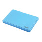 CAJA EXTERNA USB 2.5 SATA SCREWLESS AZUL CLARO APPROX