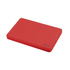 CAJA EXTERNA USB 2.5 SATA SCREWLESS ROJO APPROX