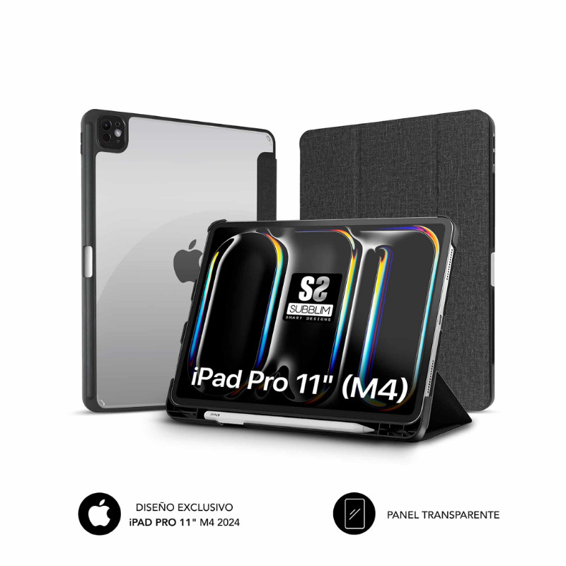 FUNDA TABLET IPAD PRO 11 2024 NEGRO SUBBLIM