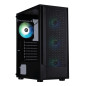 CAJA SEMITORRE ATX C50 F-RGB NEGRO BITFENIX