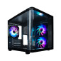CAJA MICROATX GM100 VISION A-RGB NEGRO COOLBOX
