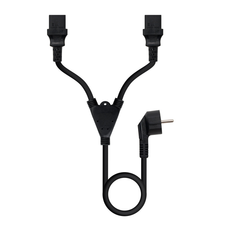 CABLE ALIMENTACION CEE7/M A 2xC13/H 3 M NANOCABLE