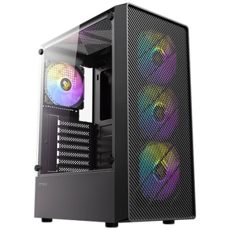 CAJA SEMITORRE ATX AX26 RGB ELITE NEGRO ANTEC