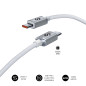 CABLE OPTIMUS 60W USB-C/USB-C 1 M BLANCO SUBBLIM