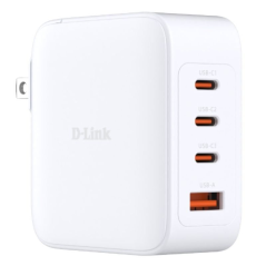 D-LINK CARGADOR PARED GaN 3xUSB-C + USB-A 100W