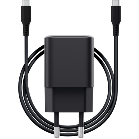 CARGADOR PARED/VIAJE USB-C 65W + CABLE USB-C ULTRARREDUCIDO 2 M MAXO N