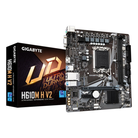 GIGABYTE H610M H V2 placa base Intel H610 Express LGA 1700 micro ATX
