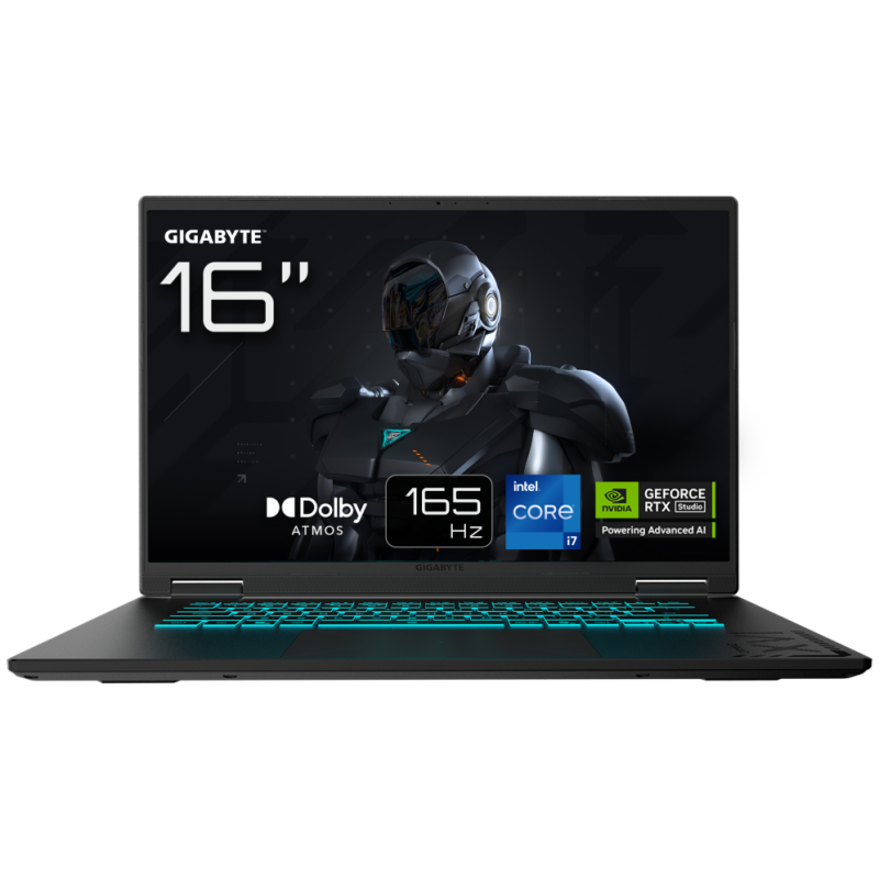 GIGABYTE Gaming A16 CVH Portátil - 16 165Hz WUXGA, Intel Core i7-13620H, NVIDIA RTX 5060, 32GB DDR5 5200MHz, 1 x SSD Gen4 de 1TB