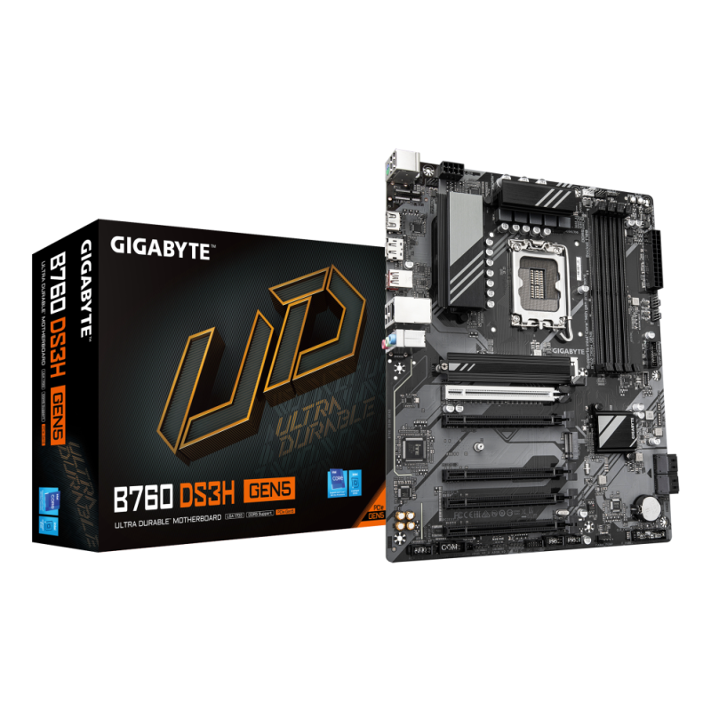 GIGABYTE B760 DS3H GEN5 placa base Intel B760 Express LGA 1700 ATX