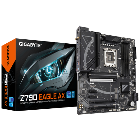 GIGABYTE Z790 EAGLE AX Placa base - Soporta CPUs Intel Core de 14ª gen