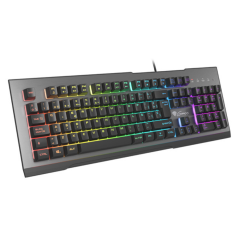 GENESIS Rhod 500 RGB teclado Juego USB QWERTY Español Negro, Gris