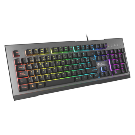GENESIS Rhod 500 RGB teclado Juego USB QWERTY Español Negro, Gris