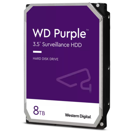 Western Digital Blue Purple disco duro interno 8 TB 5400 RPM 256 MB 3.