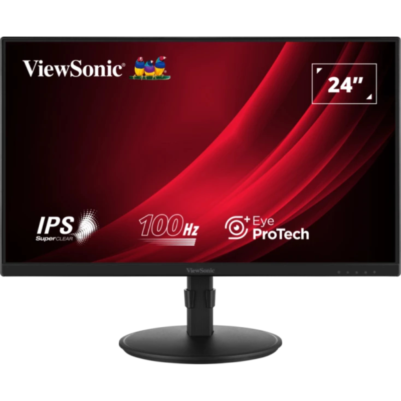 Viewsonic VA VA2408-HDJ pantalla para PC 61 cm (24) 1920 x 1080 Pixeles Full HD LED Negro