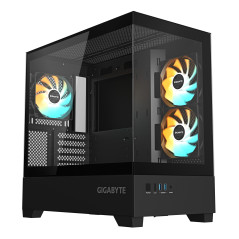 Caja ordenador gaming gigabyte aorus c201b ice matx vidrio usb 3.2 neg